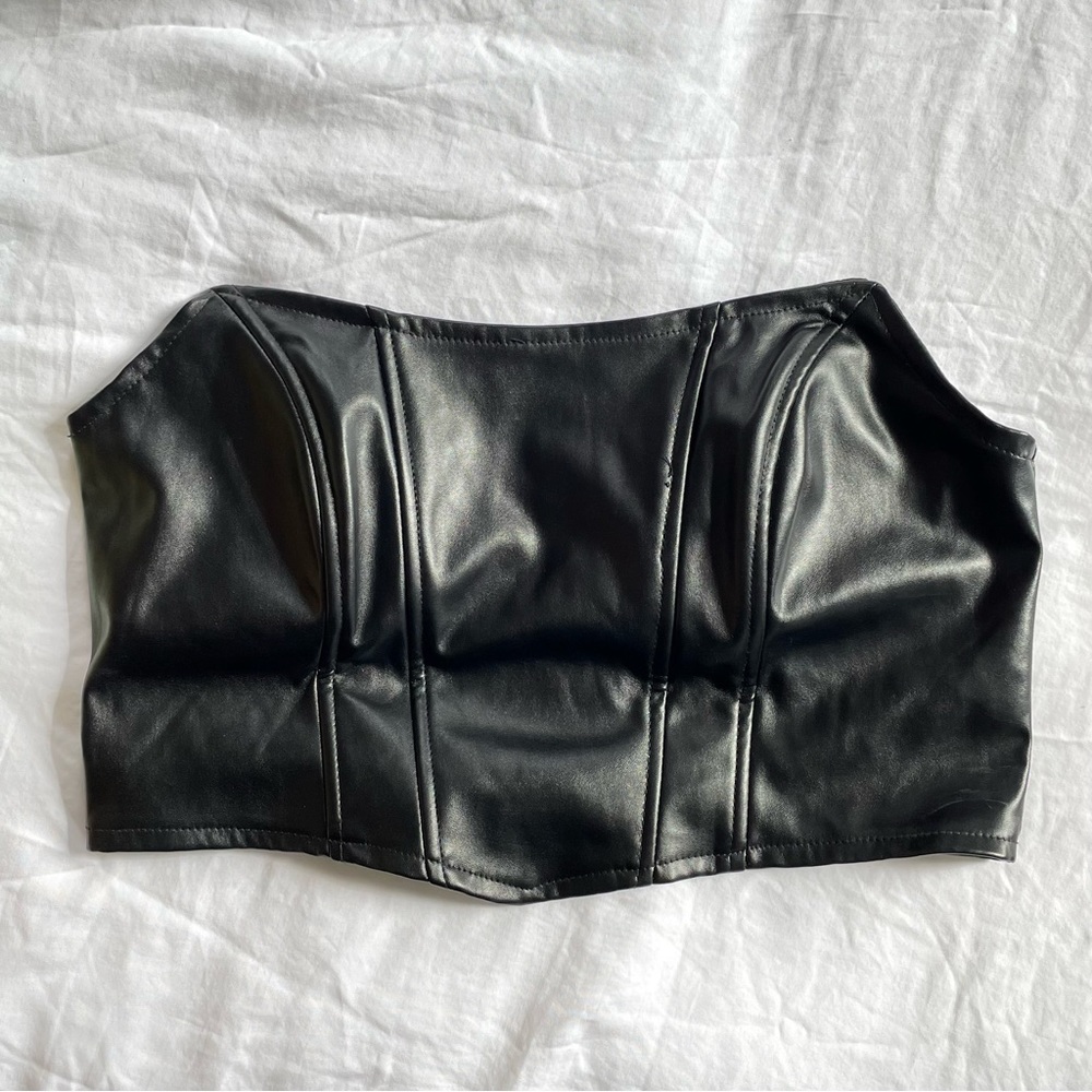 Adika Leather Tube Top Medium